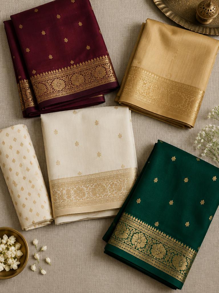 Unstitched silk fabrics